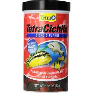 imageTetra Cichlid Crisps Nutritionally Balanced Fish Food for All Top and MidWater Cichlids 882 oz282 Ounce Pack of 1