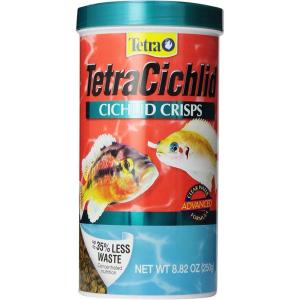 imageTetra Cichlid Crisps Nutritionally Balanced Fish Food for All Top and MidWater Cichlids 882 oz882 Ounce Pack of 1