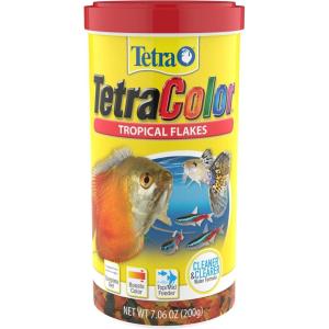 imageTetraColor Tropical Flakes Color Boosting Fish Food Nutritionally Balanced Diet for Tropical Fish 706 ozColor Boosting