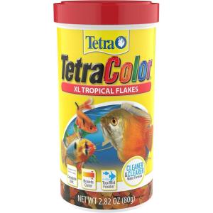 imageTetraColor Tropical Flakes Color Boosting Fish Food Nutritionally Balanced Diet for Tropical Fish 706 ozFish