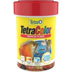 imageTetraColor Tropical Flakes Color Boosting Fish Food Nutritionally Balanced Diet for Tropical Fish 706 ozRegular