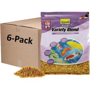 imageTetraPond Variety Blend Pond Fish Food for Goldfish and Koi Yellow 225 Pound Pack of 1132 Pound Pack of 6