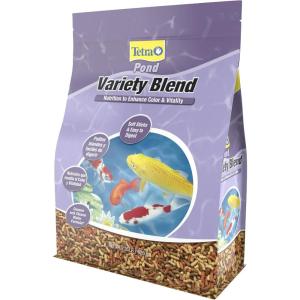 imageTetraPond Variety Blend Pond Fish Food for Goldfish and Koi Yellow 225 Pound Pack of 1225 Pound Pack of 1