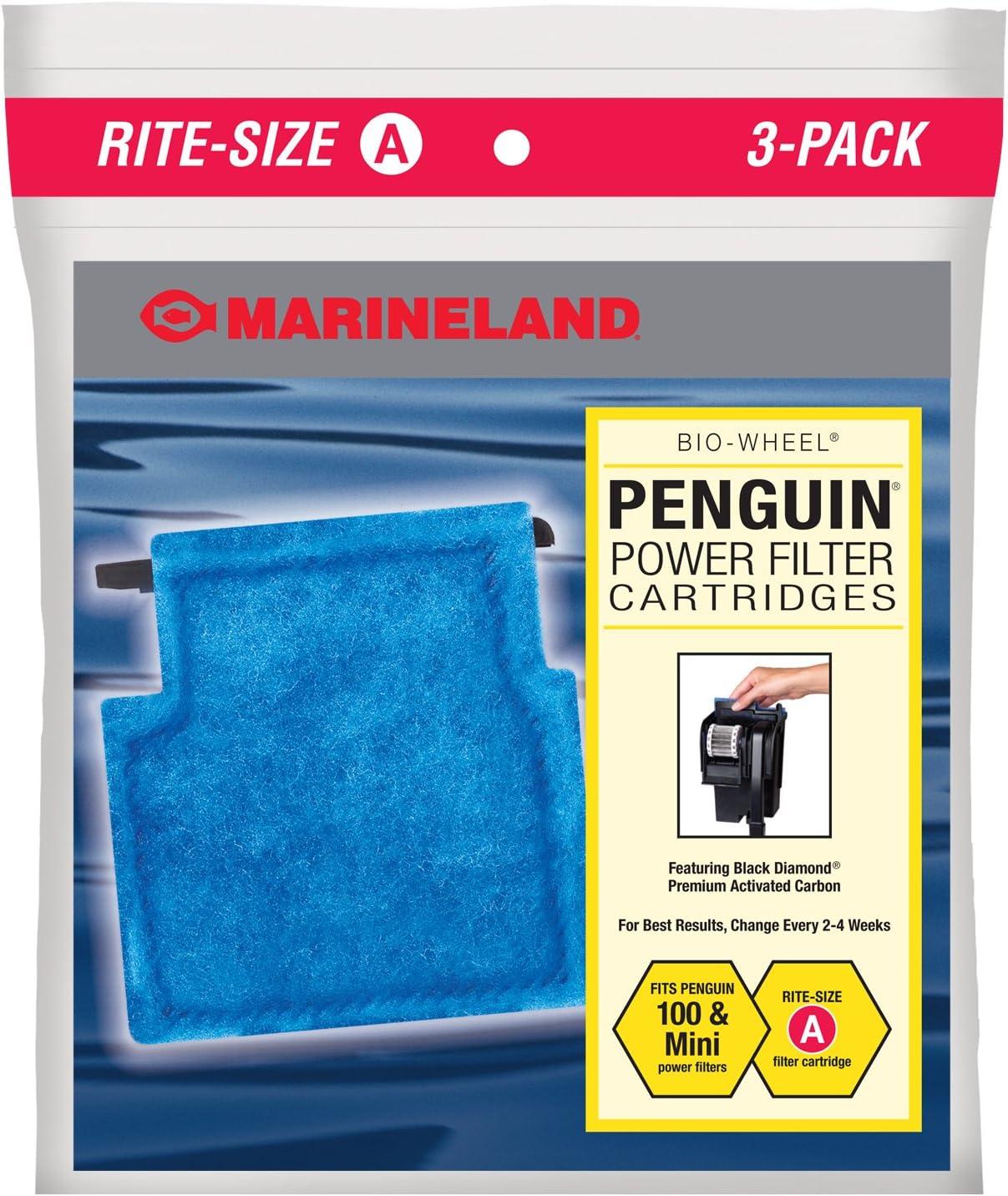 imageMarineland Penguin BioWheel Replacement Power Filter Cartridges For Aquarium Filtration RiteSize C 6 Count3Count