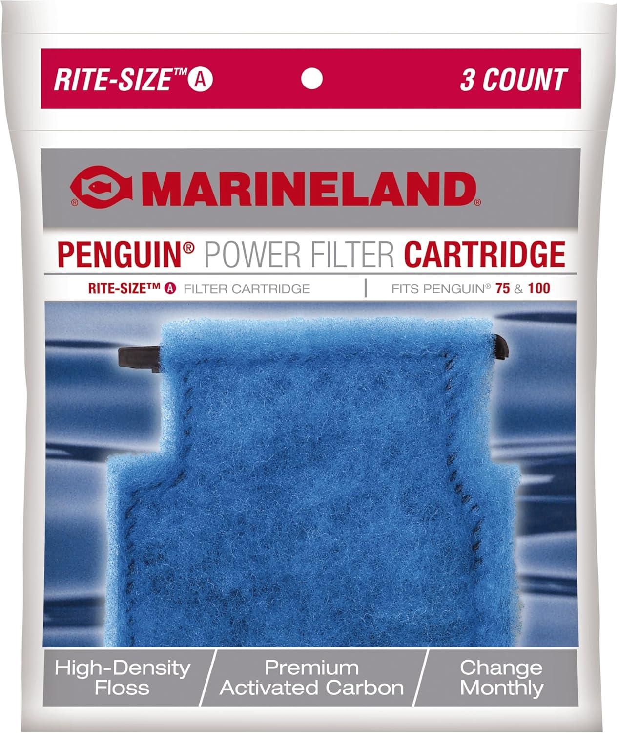 imageMarineland Penguin BioWheel Replacement Power Filter Cartridges For Aquarium Filtration RiteSize C 6 CountSize A