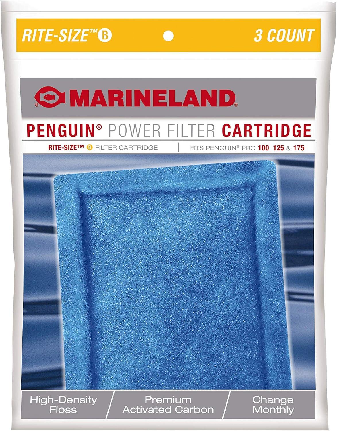 imageMarineland Penguin BioWheel Replacement Power Filter Cartridges For Aquarium Filtration RiteSize C 6 CountSize B