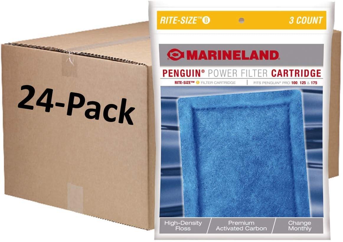 imageMarineland Penguin BioWheel Replacement Power Filter Cartridges For Aquarium Filtration RiteSize C 6 CountSize B