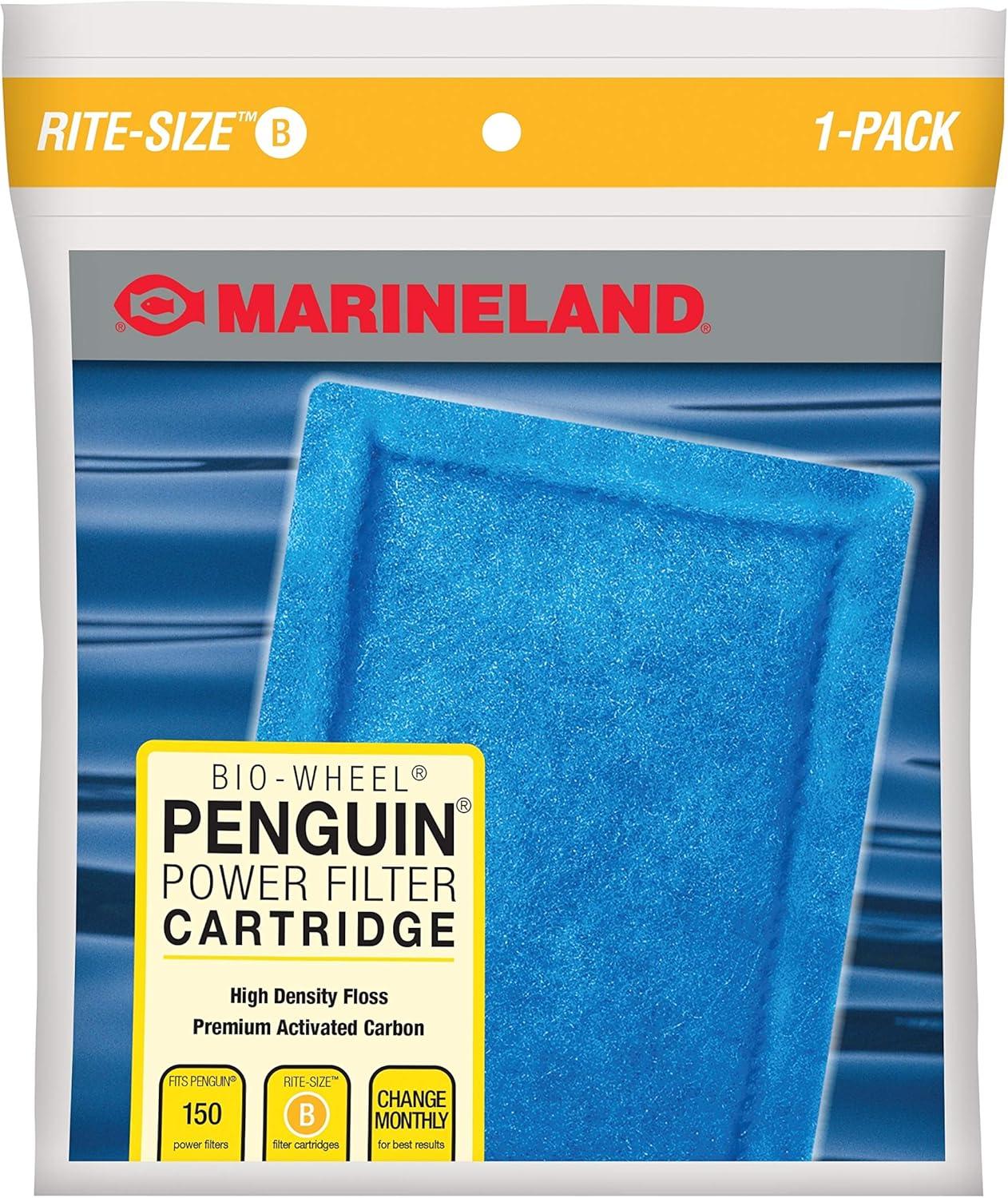 imageMarineland Penguin BioWheel Replacement Power Filter Cartridges For Aquarium Filtration RiteSize C 6 CountSize B