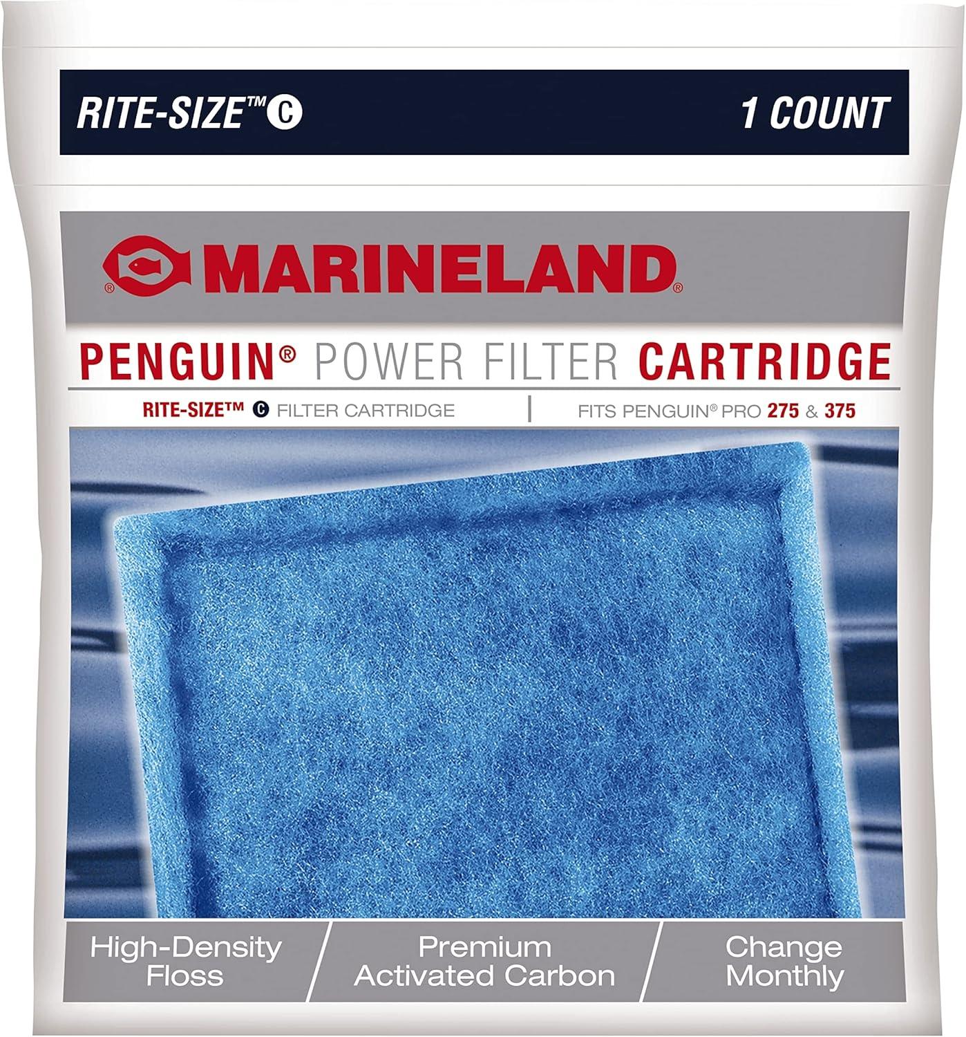 imageMarineland Penguin BioWheel Replacement Power Filter Cartridges For Aquarium Filtration RiteSize C 6 CountSize C