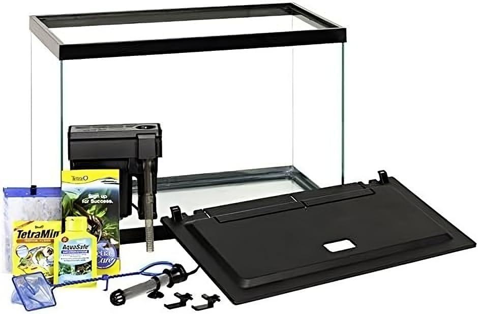 imageTetra ColorFusion Aquarium 20 Gallon Fish Tank Kit Includes LED Lighting and DecorColor Fusion