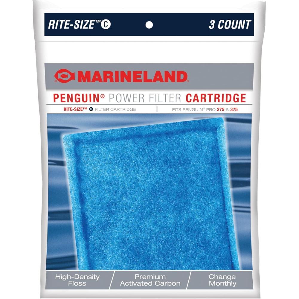 imageMarineland Penguin BioWheel Replacement Power Filter Cartridges For Aquarium Filtration RiteSize C 6 Count3Count