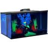 imageGloFish Crescent Aquarium Kit 5 Gallons Includes Hidden Blue LED Light And Internal Filter10Gallon
