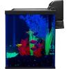 imageGloFish Crescent Aquarium Kit 5 Gallons Includes Hidden Blue LED Light And Internal Filter10Gallon