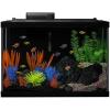 imageGloFish Crescent Aquarium Kit 5 Gallons Includes Hidden Blue LED Light And Internal Filter20gallon