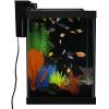 imageGloFish Crescent Aquarium Kit 5 Gallons Includes Hidden Blue LED Light And Internal Filter20gallon
