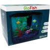 imageGloFish Crescent Aquarium Kit 5 Gallons Includes Hidden Blue LED Light And Internal Filter5gallon crescent kit
