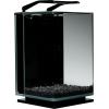 imageMarineland Portrait Glass LED Aquarium Kit 5 Gallons Hidden FiltrationBlack