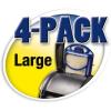 imageTetra Carbon Filters For Aquariums Fits Tetra Whisper EX Filters4Count