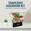 imageTetra LED Betta Tank Kit 1 Gallon Trapezoid aquarium With Base Lighting 24050