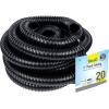 imageTetra Pond Pond Tubing 1 Inch Inner Diameter 20 Feet Long Connects Pond Components Black 197361Inch Diameter  20Feet Length