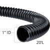 imageTetra Pond Pond Tubing 1 Inch Inner Diameter 20 Feet Long Connects Pond Components Black 197361Inch Diameter  20Feet Length
