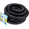 imageTetra Pond Pond Tubing 1 Inch Inner Diameter 20 Feet Long Connects Pond Components Black 197361Inch Diameter  20Feet Length