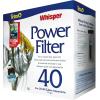 imageTetra Whisper Power Filter for Aquariums 3 Filters in 1 Up to 40Gallons Black ampamp GrayUp to 40Gallons