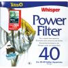 imageTetra Whisper Power Filter for Aquariums 3 Filters in 1 Up to 40Gallons Black ampamp GrayUp to 40Gallons