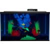 imageGloFish Crescent Aquarium Kit 5 Gallons Includes Hidden Blue LED Light And Internal Filter10Gallon