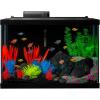 imageGloFish Crescent Aquarium Kit 5 Gallons Includes Hidden Blue LED Light And Internal Filter20gallon