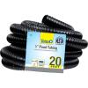 imageTetra Pond Pond Tubing 1 Inch Inner Diameter 20 Feet Long Connects Pond Components Black 197361Inch Diameter  20Feet Length