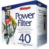 imageTetra Whisper Power Filter for Aquariums 3 Filters in 1 Up to 40Gallons Black ampamp GrayUp to 40Gallons