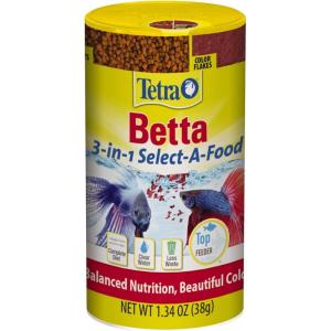 imageTetra BettaMin SelectAFood 134 Ounces Fish Flakes Variety Pack134 Ounce Pack of 1