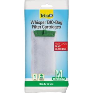 imageTetra BioBag Filter Cartridge 1 Count for Aquariums with Stay Clean Technology Ready to Use Medium Filter1 Count