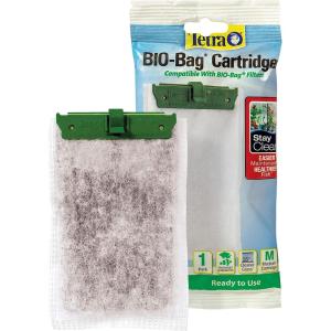 imageTetra BioBag Filter Cartridge 1 Count for Aquariums with Stay Clean Technology Ready to Use Medium FilterUnflavored