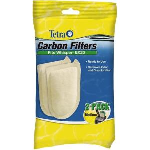 imageTetra Carbon Filters For Aquariums Fits Tetra Whisper EX Filters2count