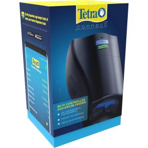 imageTetra Connect WiFi Controlled Aquarium Feeder Automated Fish Feeding Dispenses Food While Youre AwayMulticolorConnected Feeder Only