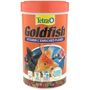 imageTetra Goldfish Flakes Nutritionally Balanced Diet for Aquarium Fish Vitamin C Enriched Flakes 353 oz042 Ounce Pack of 1