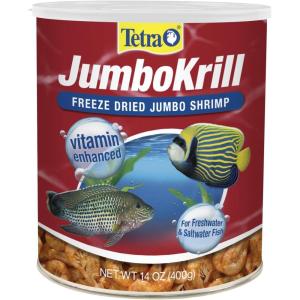imageTetra JumboKrill FreezeDried Jumbo Shrimp 35 Ounces Natural Shrimp Treat For aquarium Fish red 16198  Pet Food  Pet Supplies14 Ounce Pack of 6