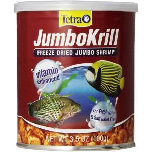 imageTetra JumboKrill FreezeDried Jumbo Shrimp 35 Ounces Natural Shrimp Treat For aquarium Fish red 16198  Pet Food  Pet Supplies35 Ounce Pack of 1