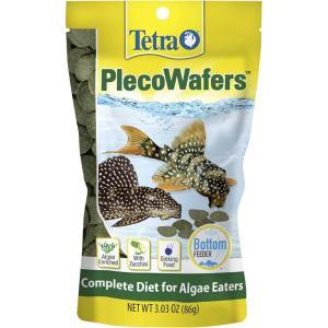 imageTetra PRO PlecoWafers 529 Ounces Nutritionally Balanced Vegetarian Fish Food for Bottom Feeders Concentrated Algae Center303 Ounce Pack of 1