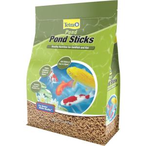 imageTetra Pond Sticks Koi Fish ampamp Goldfish Food Soft Sticks Easy to Digest Floating Pond Fish Food 11 poundsFish