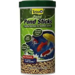 imageTetra Pond Sticks Koi Fish ampamp Goldfish Food Soft Sticks Easy to Digest Floating Pond Fish Food 11 poundsSeafood