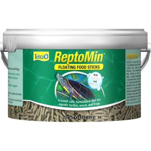 imageTetra ReptoMin Floating Food Sticks Food for Aquatic Turtles Newts and Frogs 1059 oz Pack of 1143 Pound Pack of 1