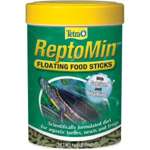 imageTetra ReptoMin Floating Food Sticks Food for Aquatic Turtles Newts and Frogs 1059 oz Pack of 1194 Ounce Pack of 1