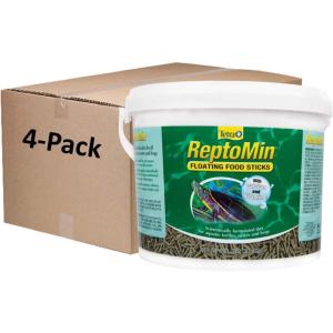 imageTetra ReptoMin Floating Food Sticks Food for Aquatic Turtles Newts and Frogs 1059 oz Pack of 1638 Pound Pack of 4