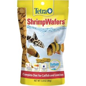 imageTetra ShrimpWafers Complete Diet for Catfish and Loaches 3 Ounce