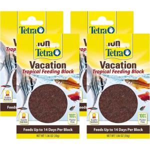imageTetra Weekend and Vacation Feeder SlowRelease Fish Food for Tropical Fish 106 Ounce Pack of 1106 Ounce Pack of 4