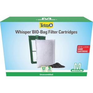 imageTetra Whisper BioBag Filter Cartridges For Aquariums  Unassembled Medium Pack of 1212 Count  Original