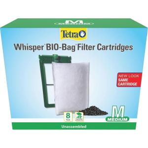 imageTetra Whisper BioBag Filter Cartridges For Aquariums  Unassembled Medium Pack of 128 Count